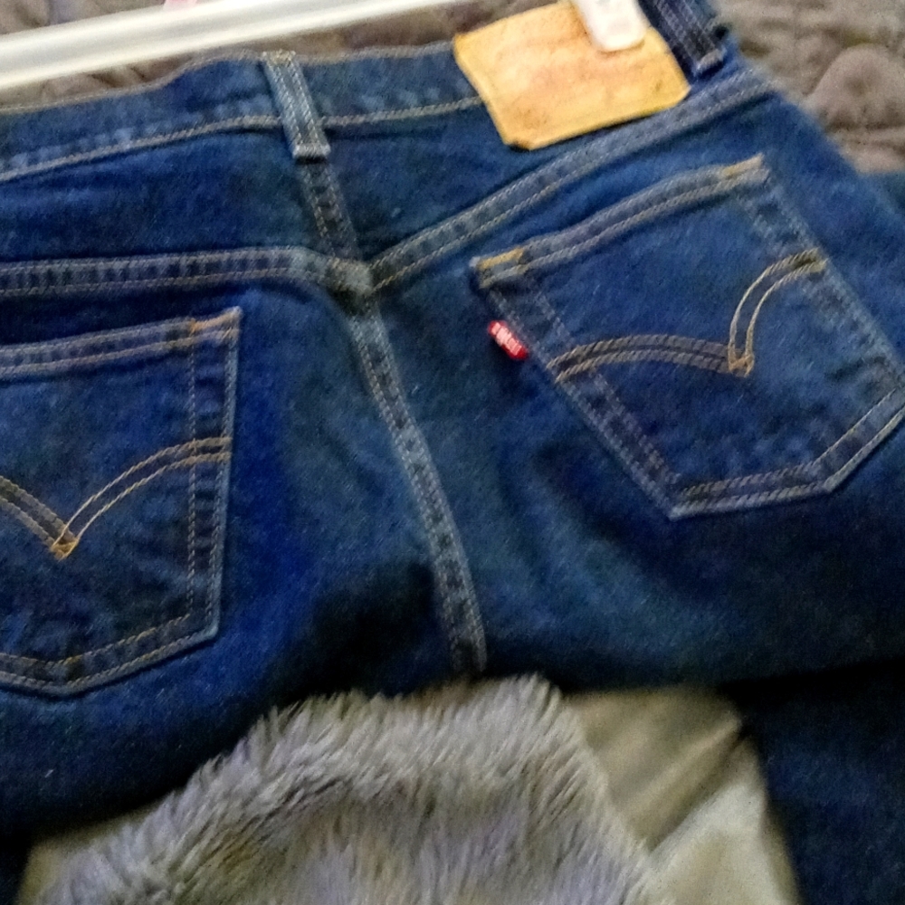 512 LEVI'S Dark Denim Full length Jeans